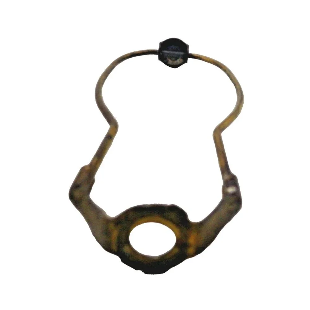 lamp Harp with saddle Antique Brass Finish 8 inch